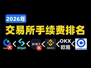 2026 Exchange Fee Ranking: Which is the Cheapest? Binance/Easy/Bitget/Gate/Bybit Comparison | Bes...