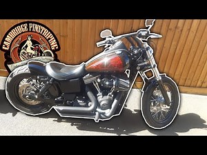 Complete custom paint job for a Harley Davidson