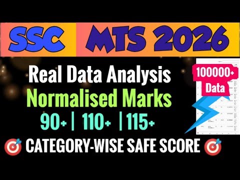 SSC MTS Data Analysis 🔴 SSC MTS Expected Cut Off 2025 🎯 SSC MTS 2025 Safe Score 🎯