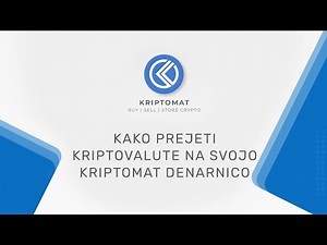 Kako prejeti kriptovalute na svojo Kriptomat denarnico | Kriptomat