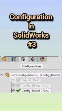 Configuration in solidworks #3 #design #solidworks #configuration #mechanical