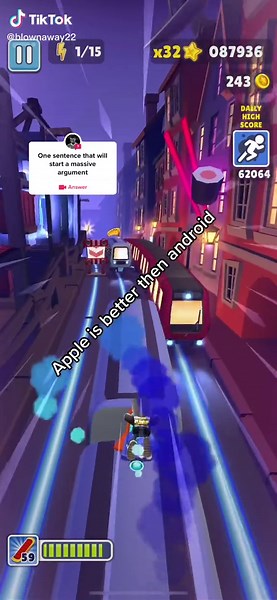 Subway Surfers: Apple vs Android - Answer to @guto