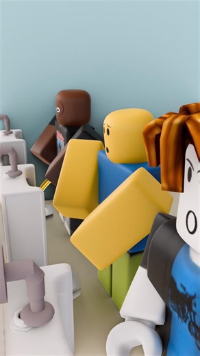 Urinal Neighbors Are Too Curious 👀#roblox