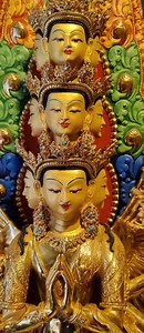 #The brief #explanation of Om Mani Padme Hung, the Avalokitesvara's Mantra 1- #Om ཨོ་ 2- MA མ་ 3- NI ཎི་ 4- PAD པད་ 5- ME མེ་ 6- HUNG ཧུཾ། The first syllable OM (ཨོྂ་) comprised three letters, A (ཨ་), O (ཨོ་) and M (མ་) symbolizes the three impure body, speech and mind; it also symbolize the pure exalted body, speech and mind of Lord Buddha. If you doubt whether three impure body, speech and mind are possible to change into pure body, speech and mind or are these two separate or not. Once, all B