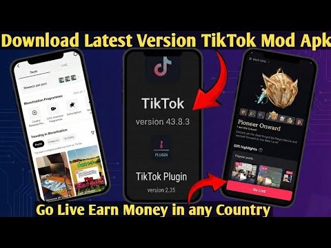Go Live on TikTok in Pakistan from any account new tricks | TikTok Mod & Plugin Latest Version Here