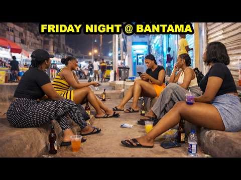 What Friday Night in Africa Really Looks Like | Kumasi Bantama 🇬🇭