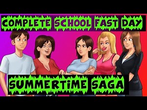 Summertime Saga - Complete School First Day Walkthrough | Full Guide (Latest Version)