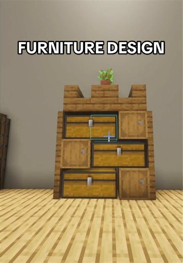 You need these 2 Minecraft Furniture Design Hacks #Minecraft #minecraftbuilds #minecrafttutorial #design