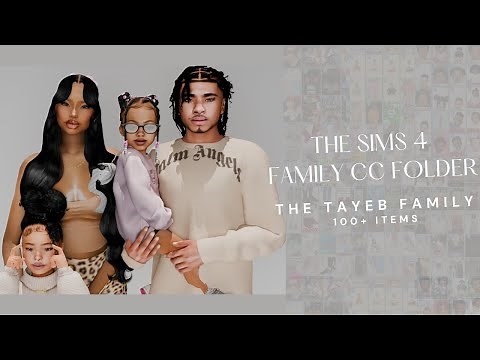 THE SIMS 4 CC FOLDER | NEWEST HAIR, LASHES SKINS BLACK CHILD, MALE AND FEMALE 100+ ITEMS