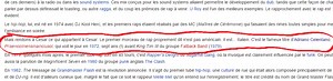 Le premier morceau de rap selon le wikipédia français