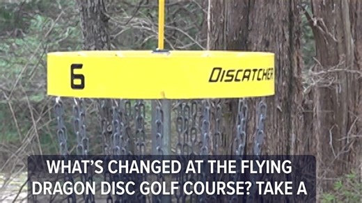Flying dragon disc golf course renovation