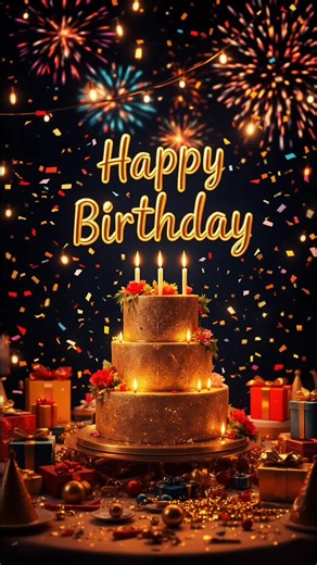 Happy Birthday to You 🎉 Special Birthday Wishes & Celebration Video 🎂 Send this beautiful Happy Birthday video to someone special and make their day amazing! 🎉🎂 Perfect birthday wishes to share with friends, family, and loved ones. Celebrate with music, balloons, lights, and lots of happiness! Don't forget to like ❤️, share ↗️, and follow for more birthday videos #happybirthday #birthdaywishes #happybirthdaytoyou #birthdayvideo #birthdaycelebration