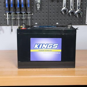 📣 Kings 98AH AGM Deep Cycle Battery ONLY $269 delivered* with Collapsible Sink or LED Strip Light at cart > Fully sealed, cannot leak & safe to run inside your vehicle > Perfect for 12v accessories like fridges and LED Lighting > 5x Faster charging than standard style cranking batteries Own yours for $10 a week interest free with Zip Large sales volumes allow us to sell at the lowest prices - available online, in company stores or by calling 1800 88 39 64 now! * T&C’s apply, see website for det