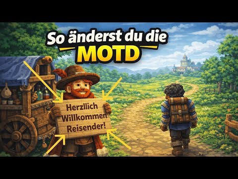 So änderst du die Nachricht des Tages (MOTD) auf deinem #Nitrado #Hytale Server