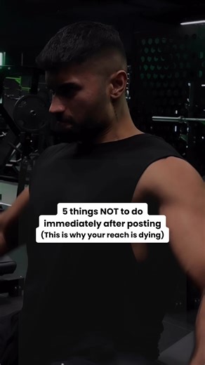 Most creators sabotage their own reach without realising it 🚫 1. Don't spam your own comments. Dropping 3 comments under your own post looks desperate and unnatural. The algorithm notices. Focus on replying meaningfully to real comments instead. 2. Don't touch your caption right away. Editing your caption too soon resets your reel's momentum. The algorithm starts re-evaluating your content from scratch. Triple check before posting - then leave it alone. 3. Don't refresh obsessively. Checking vi