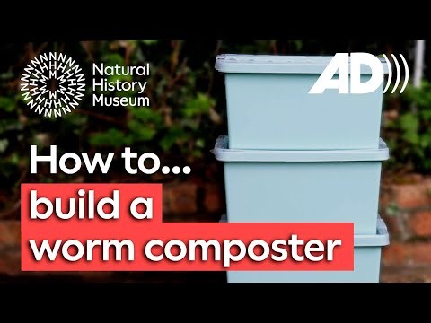 How to build a worm composter: A simple DIY vermicomposting project (Audio Described)
