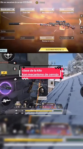 Clase de la Kilo con Mecanismo de Cerrojo para BR