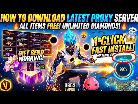 How To Download Vip Proxy Server In Free Fire 💯😱🔥| Ob53 Update Proxy Server Download Kaise Kare
