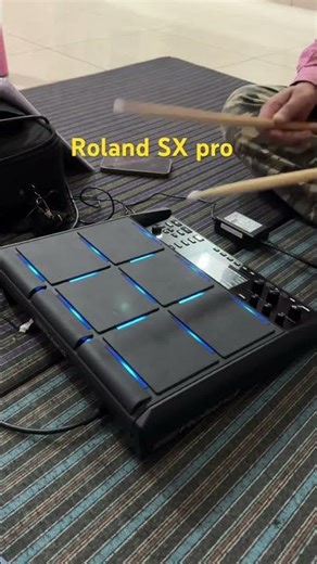 Live sound testing of Roland SPS SX pro #music #live #drums #roland #samplerpad #rolandpadlessons
