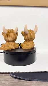 Highland Cow: Farmhouse Decor 3D Printed Knitted Figurine, Multiple Colors & Sizes - Etsy