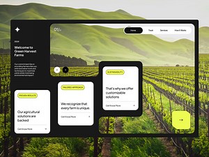 Agriculture website - Green Harvest