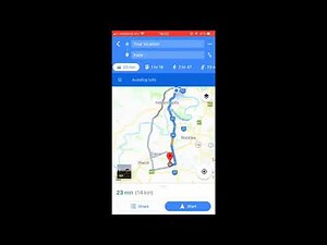 Change route in Google maps app in iPhone or Android phone Add stop