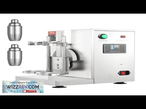 VEVOR Milkshake Maker Machine 120W Commercial Milk Tea Shaker Machine Double Head