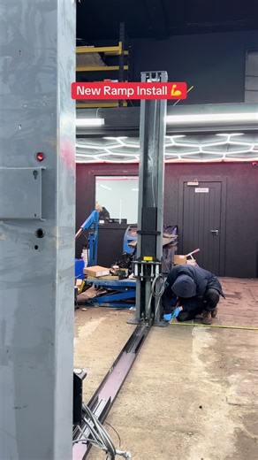New Ramp Installation for Car Repairs