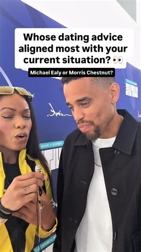 It’s the HONESTY for us 😮‍💨 21Ninety’s Social Content Operations Manager, Jasmine, chatted it up with our faves Michael Ealy and Morris Chesnut at this year’s #CultureCon. Follow us for more! • • • #dating #blacklove #datingadvice #datingquotes #morrischestnut #michaelealy | 21 Ninety