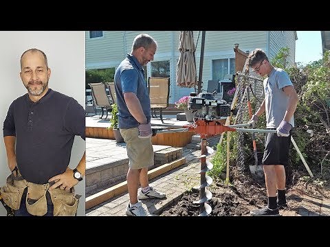 How To Dig A Fence Post Hole - 2 Man Auger: North American Climate