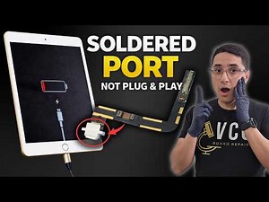 The Right Way to Repair an iPad Charging Port (Soldered, Not Plug & Play)