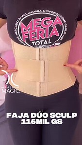 FAJA DÚO SCULP ‼️🔥 SOLO A 115mil gs😍 La Faja Dúo Sculp está diseñada para moldear tu figura de manera más efectiva y visible desde el primer uso. Su gran diferencial es el doble ajuste en la cintura, que incorpora dos filas de broches, permitiendo regular la compresión y reducir más el contorno a medida que avanzás en tu proceso. 🔒 Doble ajuste con broches • Ajuste interno y externo para una mayor reducción de cintura • Permite ir cerrando progresivamente a medida que el cuerpo se adapta • Br