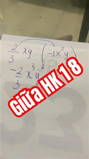 Grade 8 Math Midterm Test Review 1 Simplifying Monomials #shorts