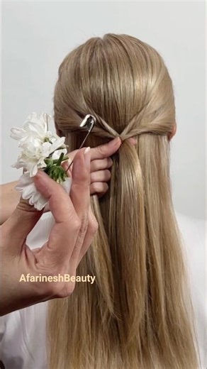 No Bobby Pins?! The Smartest Way to Attach Real Flowers 🌸✨
