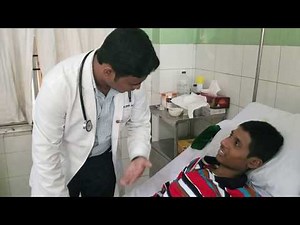 Lower limb motor examination in a patient with Gullain Barre syndrome (GBS)