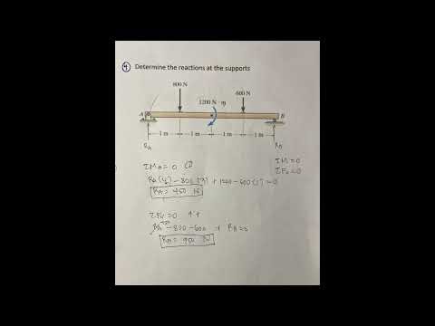 Beams Problems and Solutions - Equilibrium of Parallel Force System (Statics of Rigid Bodies)