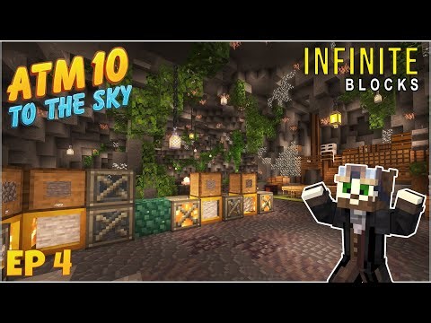 All The Mods 10 - Infinite Cobble & Stone using Generators!