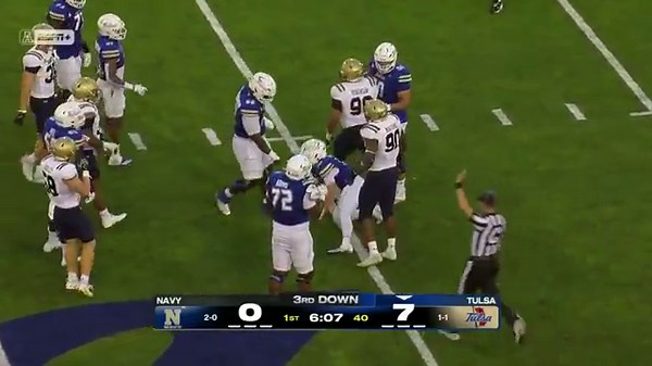 Navy Midshipmen vs. Tulsa Golden Hurricane | Full Game Highlights | ESPN College Football