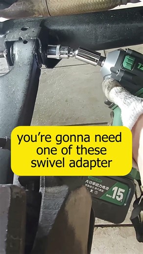A standard socket won't always fit #swiveladapter