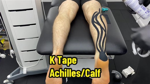 K Tape Application for Achilles and Calf Recovery
