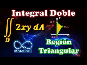 21. Integral doble (Iterada) en REGIÓN TRIANGULAR (2 FORMAS)