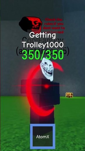 Using AtomX on Troll | Unfamiliar Universe Incidents #roblox #shorts #trollge #trollface