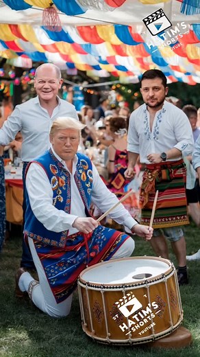 2.7K views · 4K reactions | Olaf Scholz and Zelensky dancing on Trumps music | Hatim's Shorts | Facebook
