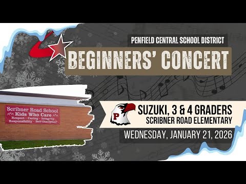 Beginners’ Concert: Scribner Road Elementary | January 2026
