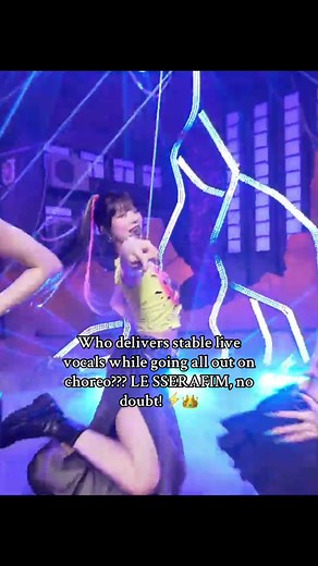 LE SSERAFIM Live Vocal & Performance: Stable Vocals with Powerful Choreo