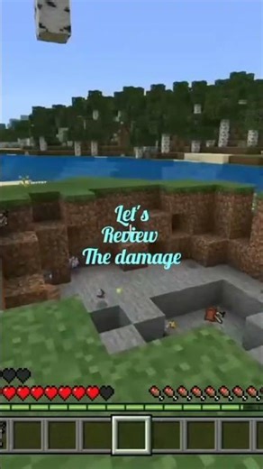 making a charged creeper explode#minecraft #cool#gaming