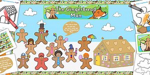 Ready Made Gingerbread Man Display Pack
