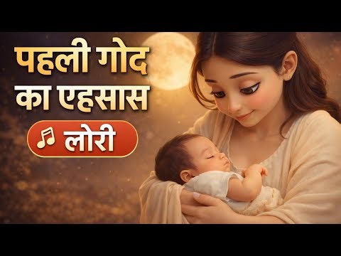 पहली गोद की लोरी | Newborn Baby Hindi Lori for Deep Sleep 😴 | जब माँ ने पहली बार गोद में लिया 🤱🏻