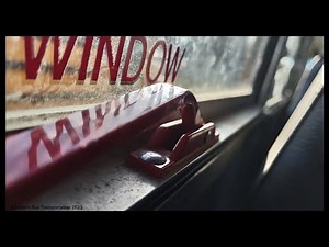 Emergency Exit Window demonstration w/ alarm/buzzer #safety #thomasbuiltbuses #schoolbus