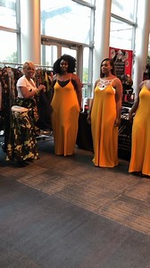 6.7K views · 177 reactions | The romper dress can be styled so many ways! All pieces are on Shunmelson.com! You can also use the search bar to type in mustard romper, criss cross bralette, navy Afro tee, camo duster , maxi skirt! | Stylist Shun Melson | Facebook